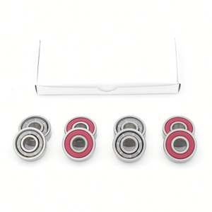 Roulements de skateboard rouges 8*22*7mm, 8 pièces/boîte, roulement à billes 608 RS - Product Image 2