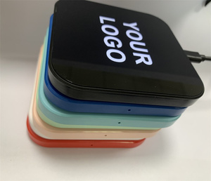 Tùy chỉnh đầy đủ màu sắc LED Light Up Logo điện thoại di động 15 Wát nhanh chóng sạc không dây Pad - Product Image 5