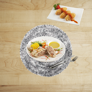 Manteles Individuales de PVC Ecológicos Anti-escaldaduras al por Mayor, Colores Variados, Mediano 38cm, Forma Irregular, Certificación REACH, Diseño Contemporáneo - Product Image 1