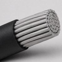 Fil d'aluminium gainé de PVC, conducteur torsadé à 1 âme, câble électrique pour câblage domestique, éclairage et alimentation électrique