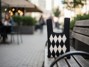 Gilet in Maglia da Donna con Motivo Geometrico, Abbigliamento Casual, 100% Poliestere M122088 - Product Image 2