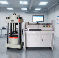 Yisite EYAW 2000S 2000KN Probador de Compresión de Hormigón Hidráulico Computarizado con Motor de Tornillo para Módulo Elástico de Cemento y Ladrillo