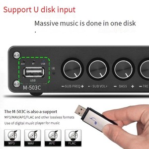 Hifi Điện Nhà Âm Thanh Khuếch Đại 2.1 Kênh Amp Cho TV Máy Tính Loa Siêu Trầm <span class=keywords><strong>Mini</strong></span> Sốt Âm Thanh Nhà Thông Minh Loa - Product Image 6