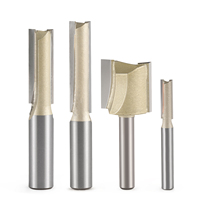 Fresa de doble filo TIDEWAY para router de madera, herramientas de carpintería de pulgada, juego de carburo de tungsteno 1/2 OEM
