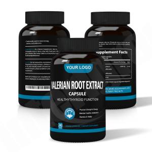 Suplemento <span class=keywords><strong>para</strong></span> <span class=keywords><strong>Dormir</strong></span> OEM Vegano, Cápsulas de Extracto de Valeriana de 500 mg, Cápsulas de Raíz de Valeriana - Product Image 5