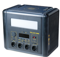 Station d'alimentation portable 2000W pour extérieur, batterie LiFePO4, onduleur à onde sinusoïdale pure, pour camping-car, camping, maison, urgence
