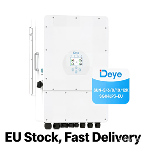 Stock DE LA UE 6kw a 20kw Inversor híbrido Sistema de energía solar Almacenamiento en el hogar Trifásico Bajo voltaje para Deye Inverter Protección IP65 - Product Image 2