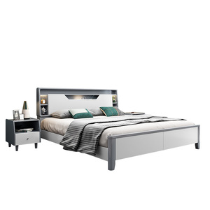 Cadre <span class=keywords><strong>de</strong></span> <span class=keywords><strong>lit</strong></span> moderne <span class=keywords><strong>pour</strong></span> chambre double Couchette en <span class=keywords><strong>bois</strong></span> massif <span class=keywords><strong>pour</strong></span> hôtels Conception <span class=keywords><strong>de</strong></span> petite <span class=keywords><strong>palette</strong></span> en <span class=keywords><strong>bois</strong></span> - Product Image 2