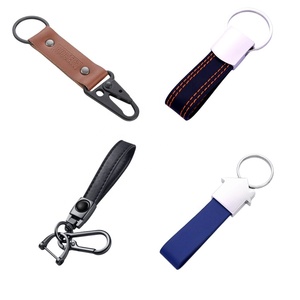 Manufacturer Creative Pattern Classic <strong>Key</strong> <strong>Chain</strong> Custom logo Pu Leather <strong>Key</strong> <strong>Ring</strong> for Brand Promotion - Product Image 3