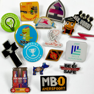 Tùy Chỉnh Epoxy Nhỏ Giọt Kim Loại Biểu Tượng Phù Hiệu Bù Đắp In Ấn Công Ty Xây Dựng Thương Hiệu Đồng/Nhôm/SS Cho Thời Trang/Động Vật - Product Image 4