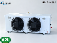 Évaporateur industriel série EA, refroidisseur d'air pour entrepôt de viande congelée et de fruits de mer RT≥-18 ° Unité de réfrigération à ailettes de 6 mm