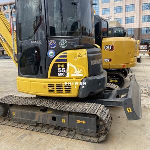 Mini-excavatrice PC55 Japon 5 tonnes, engin de terrassement sur chenilles, moteur japonais, garantie 1 an, état d'occasion 95% neuf, prix bas - Product Image 6