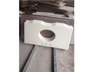 Encimera de piedra de cuarzo blanco encimera de barra de cocina - Product Image 4