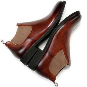 Scarpe Eleganti da <span class=keywords><strong>Uomo</strong></span> Stile <span class=keywords><strong>Chelsea</strong></span> in Vera <span class=keywords><strong>Pelle</strong></span>, Stivaletti Piatti da <span class=keywords><strong>Uomo</strong></span>, Vendita all'Ingrosso dalla Cina - Product Image 1