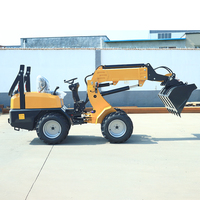Remises Fabricant Mini-chargeuse sur pneus Euro 5 certifiée CE, Chargeuse Diesel Agricole et Domestique, Chargeuse de Jardin Diesel Hydraulique Compacte