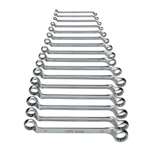 Juego de llaves combinadas Usag de 12 piezas, métricas de 6 a 24 mm, herramientas de acero para reparación automotriz - Product Image 2