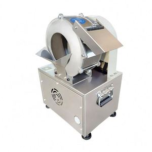 Machine de découpe électrique professionnelle pour légumes et fruits : coupe-pommes de terre, carottes, tomates, oignons en dés - Product Image 2
