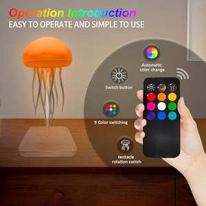 <span class=keywords><strong>Lampe</strong></span> méduse silencieuse améliorée avec des jambes dansantes, <span class=keywords><strong>lampe</strong></span> de chevet pour chambres à coucher, salon et cadeaux de Noël - Product Image 5