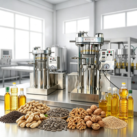 Nouvelle Presse Hydraulique Commerciale Entièrement Automatique à Commande Numérique pour Pressage à Froid et à Chaud des Graines de Sésame, de Soja et de Tournesol