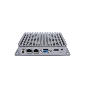 Evuc không quạt máy tính công nghiệp, Mini PC, celeronj1900, 4GB RAM, 1920x1080 hiển thị, HD, VGA, hiển thị kép, 2X COM, trường hợp kim loại - Product Image 1