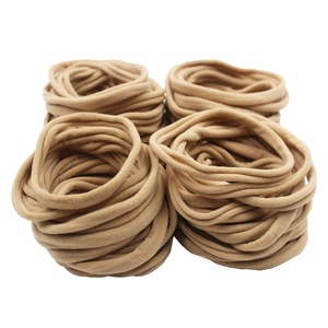 KIMMY Thin DIY Bowknot Tan Hair Accessories Nylon Hairband <strong>Headband</strong> for <strong>Baby</strong> Elastic - Product Image 1