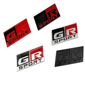 สติกเกอร์โลหะ 3 มิติ ตราสัญลักษณ์ GR Sport สำหรับรถยนต์โตโยต้า HV YARIS - Product Image 2