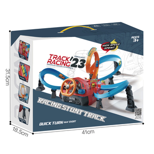 <span class=keywords><strong>Auto</strong></span> da <span class=keywords><strong>Corsa</strong></span> Acrobatiche in Miniatura con Rotazioni, Corse, Collisioni, Luci, Musica e Telecomando Elettrico - Giocattolo per Pista - Product Image 2