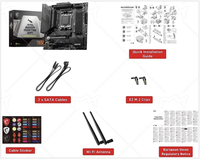 Carte mère de jeu MAG B650M Mortar WiFi pour processeurs Ryzen 9000/8000/7000, DDR5, PCIe 4.0, emplacements M.2, SATA 6 Gb/s, format MATX