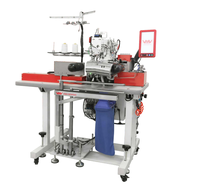 Machine à coudre automatique VMA à prix avantageux pour ourlets de t-shirts avec réglage de la taille pour la fabrication de vêtements