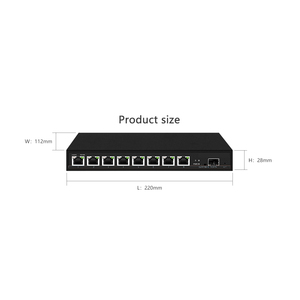 Plug & Play Multi-Gigabit Smart Web Beheerde Poe Switch <span class=keywords><strong>8</strong></span> Poort 2.5G Met 1*10G Sfp - Product Image 5