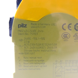 Relais de sécurité Pliz Relay S3 C 24VDC 2N/O 751103 - Product Image 5