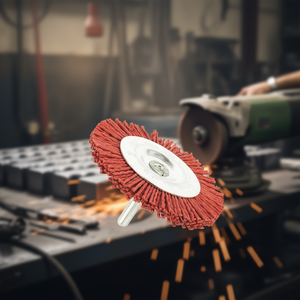 Brosse circulaire en nylon Ttake, tige de 6 mm, grain 180, pour le polissage des métaux - Product Image 3