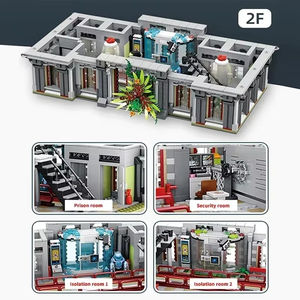 MOC 613002 Set de Bloques de Construcción Hospital Psiquiátrico, Casa del Terror, Castillo de la Locura, Ladrillos de Juguete para Niños, Regalos de Cumpleaños - Product Image 4