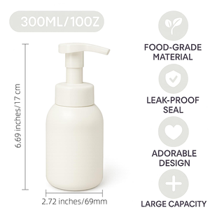 Bouteille pompe en mousse PET personnalisée de 60 ml, 100 ml, 150 ml au design mignon pour l'emballage de shampoing pour enfants - Product Image 2