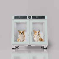Séchoir intelligent pour animaux de compagnie AP XXL, grande capacité, armoire de toilettage automatique avec capteurs de sécurité et contrôle intelligent pour animaux de grande taille
