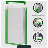Étui de présentation pour cartes graduées, couleur anti-UV, épais, transparent, magnétique, en acrylique, pour cartes de collection standard PSACGC