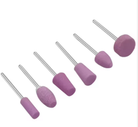 Ensemble de 100 pièces 6MM tige abrasive montée pierre meule tête rotative trousse à outils pour bijoux