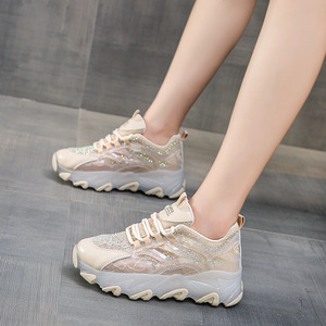 Zapatos Casuales Coreanos con Suela de Gelatina para Estudiantes, con Pedrería, para Verano - Product Image 3