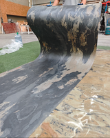 Panneau mural en pierre flexible Life1996 Luxury, pierre naturelle mince de 2 mm, durable, pour extérieur, bar, club, pierre translucide rétroéclairée