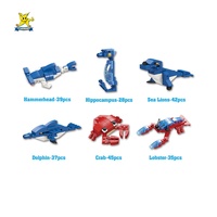 Jouet de construction éducatif personnalisable STARMERRY Mini, animaux, briques en ABS écologiques, ensemble de blocs de construction, vente chaude