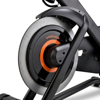 Bicicleta de Spinning Magnética de 13 kg con Volante de Inercia para Ciclismo en Interiores, Gym Master Fitness