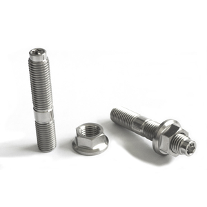 <span class=keywords><strong>Goujon</strong></span> <span class=keywords><strong>d</strong></span>'échappement en titane avec écrou de verrouillage M10 - Product Image 6
