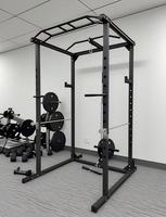 En gros Power Cage et Rack de musculation complet avec système de poulies pour tirage vertical, rameur et poulie à câble, avec bras de sécurité, pour salle de sport à domicile et salle de sport commerciale