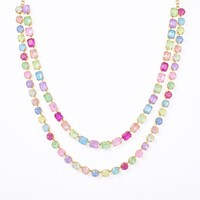 Collier CENDA bohème à perles en pierre naturelle dégradée, pendentif breloque en zircon couleur dopamine pour femme, bijoux de fête