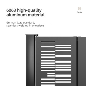 Cổng nhôm tự động điện tùy chỉnh thiết kế trackless treo ngoài trời cổng hàng rào - Product Image 2