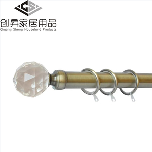 Nuova Asta per Tende in Metallo Stile Cinese con Funzione Antiruggine, Interni Lussuosi Ispirati al Design del Palazzo di Versailles - Product Image 1