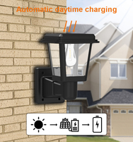 La conception moderne IP65 imperméabilisent la lumière de jardin rechargeable solaire de lampe de mur pour l'usage extérieur