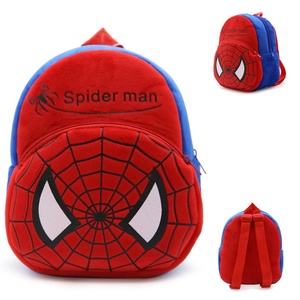 <span class=keywords><strong>Sac</strong></span> à <span class=keywords><strong>dos</strong></span> unisexe pour enfants, motif Spider-Man de dessin animé, idéal pour la maternelle (2-4 ans), en polyester avec rembourrage en coton PP, modèle international. - Product Image 2