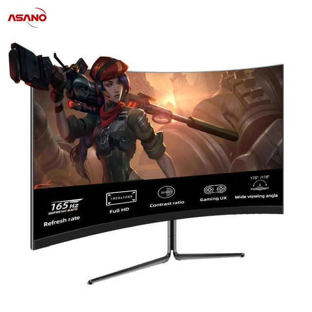 ASANO Cheap Price Lcd 32 Inch Curved Monitor 2k Computer Gaming Monitor With Backlight