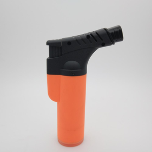 JC-20139 Modern Design Refillable Cigar Lighter with Two Flames Jet Slant Torch - Product Image 3